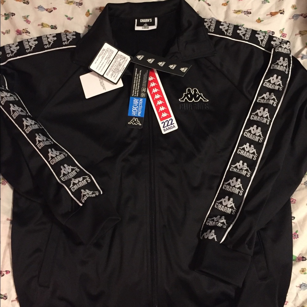 NWT kappa X Charms cool track Jacket Unisex